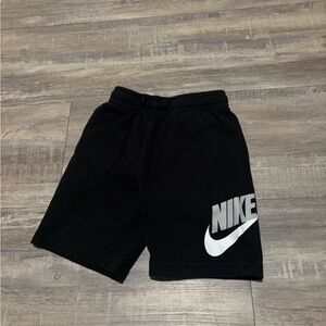 Nike Kids Black and White Logo Shorts